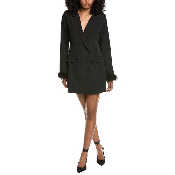FATE Dresses & Skirts - Fate Womens Structured Double-Breasted Blazer Dress, Black